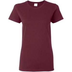 imageGildan Womens Heavy Cotton TShirt Style G5000L 2PackMaroon