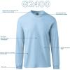 imageGildan Unisex Adult Ultra Cotton Long Sleeve TShirt Style G2400 MultipackAsh Grey 3pack