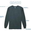 imageGildan Unisex Adult Ultra Cotton Long Sleeve TShirt Style G2400 MultipackDark Heather 2pack