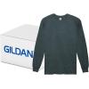imageGildan Unisex Adult Ultra Cotton Long Sleeve TShirt Style G2400 MultipackDark Heather 72pack