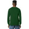 imageGildan Unisex Adult Ultra Cotton Long Sleeve TShirt Style G2400 MultipackForest Green 3pack