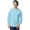 imageGildan Unisex Adult Ultra Cotton Long Sleeve TShirt Style G2400 MultipackLight Blue 2pack