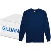 imageGildan Unisex Adult Ultra Cotton Long Sleeve TShirt Style G2400 MultipackNavy 72pack