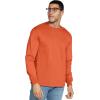 imageGildan Unisex Adult Ultra Cotton Long Sleeve TShirt Style G2400 MultipackOrange 3pack