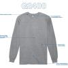 imageGildan Unisex Adult Ultra Cotton Long Sleeve TShirt Style G2400 MultipackSport Grey 72pack
