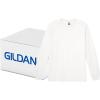 imageGildan Unisex Adult Ultra Cotton Long Sleeve TShirt Style G2400 MultipackWhite 72pack