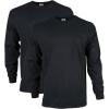 imageGildan Unisex Adult Ultra Cotton Long Sleeve TShirt Style G2400 MultipackBlack 2pack