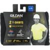 imageGildan Adult DryBlend Workwear TShirts with Pocket 2PackMaroon