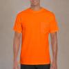 imageGildan Adult DryBlend Workwear TShirts with Pocket 2PackSafety Orange