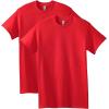 imageGildan Unisex Adult Heavy Cotton TShirt Style G5000 MultipackRed 2pack