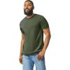 imageGildan Unisex Adult Softstyle Cotton TShirt Style G64000 MultipackMilitary Green 2pack