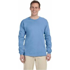 imageGildan Adult DryBlend Long Sleeve TShirt Style G8400 2PackCarolina Blue