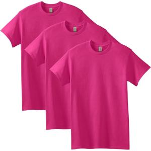 imageGildan Unisex Adult Heavy Cotton TShirt Style G5000 MultipackHeliconia 3pack