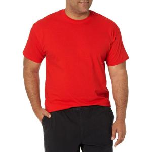 imageGildan Unisex Adult Heavy Cotton TShirt Style G5000 MultipackRed 2pack