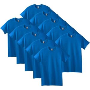 imageGildan Unisex Adult Heavy Cotton TShirt Style G5000 MultipackRoyal 10pack