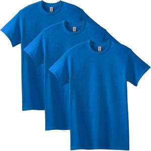 imageGildan Unisex Adult Heavy Cotton TShirt Style G5000 MultipackRoyal 3pack