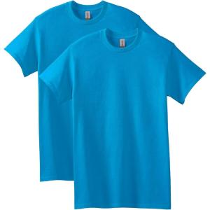 imageGildan Unisex Adult Heavy Cotton TShirt Style G5000 MultipackSapphire 2pack