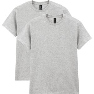 imageGildan Unisex Adult Heavy Cotton TShirt Style G5000 MultipackSport Grey 2pack
