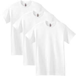 imageGildan Unisex Adult Heavy Cotton TShirt Style G5000 MultipackWhite 3pack