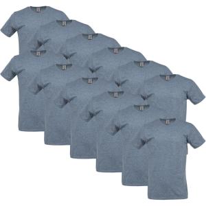 imageGildan Unisex Adult Softstyle Cotton TShirt Style G64000 MultipackDark Heather 12pack