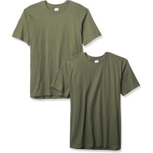 imageGildan Unisex Adult Softstyle Cotton TShirt Style G64000 MultipackMilitary Green 2pack