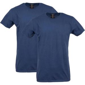 imageGildan Unisex Adult Softstyle Cotton TShirt Style G64000 MultipackNavy 2pack