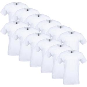 imageGildan Unisex Adult Softstyle Cotton TShirt Style G64000 MultipackWhite 12pack