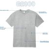 imageGildan Unisex Adult Ultra Cotton TShirt Style G2000 MultipackAsh Grey 2pack
