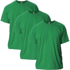 imageGildan Unisex Adult Ultra Cotton TShirt Style G2000 MultipackAntique Irish Green 3pack