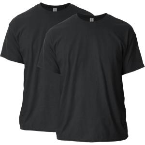 imageGildan Unisex Adult Ultra Cotton TShirt Style G2000 MultipackBlack 2pack