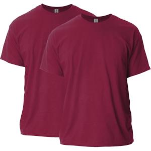 imageGildan Unisex Adult Ultra Cotton TShirt Style G2000 MultipackCardinal Red 2pack