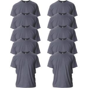 imageGildan Unisex Adult Ultra Cotton TShirt Style G2000 MultipackDark Heather 10pack