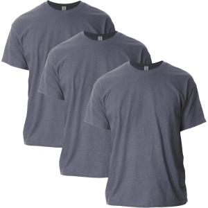 imageGildan Unisex Adult Ultra Cotton TShirt Style G2000 MultipackDark Heather 3pack
