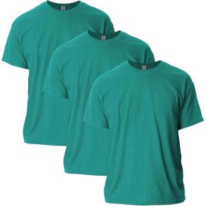 imageGildan Unisex Adult Ultra Cotton TShirt Style G2000 MultipackGalapagos Blue 3pack