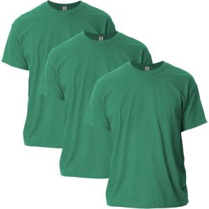 imageGildan Unisex Adult Ultra Cotton TShirt Style G2000 MultipackKelly Green 3pack