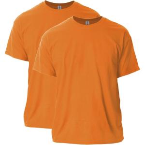 imageGildan Unisex Adult Ultra Cotton TShirt Style G2000 MultipackOrange 2pack