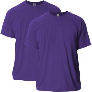 imageGildan Unisex Adult Ultra Cotton TShirt Style G2000 MultipackPurple 2pack