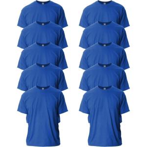 imageGildan Unisex Adult Ultra Cotton TShirt Style G2000 MultipackRoyal 10pack