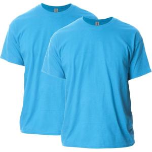 imageGildan Unisex Adult Ultra Cotton TShirt Style G2000 MultipackSapphire 2pack