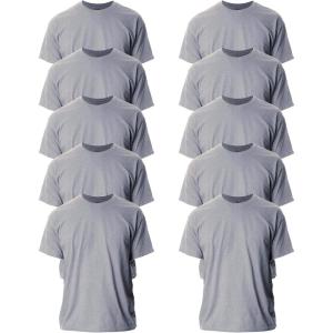 imageGildan Unisex Adult Ultra Cotton TShirt Style G2000 MultipackSport Grey 10pack