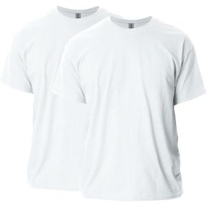 imageGildan Unisex Adult Ultra Cotton TShirt Style G2000 MultipackWhite 2pack