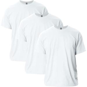 imageGildan Unisex Adult Ultra Cotton TShirt Style G2000 MultipackWhite 3pack