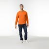 imageGildan Adult Heavy Cotton Long Sleeve TShirt Style G5400 2PackSafety Orange