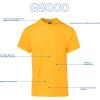 imageGildan Unisex Adult Dryblend TShirt Style G8000 MultipackMaroon 2pack