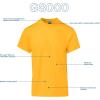 imageGildan Unisex Adult Dryblend TShirt Style G8000 MultipackWhite 2pack