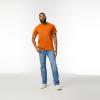 imageGildan Unisex Adult Ultra Cotton TShirt with Pocket Style G2300 2PackSafety Orange