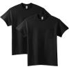 imageGildan Unisex Adult Ultra Cotton TShirt with Pocket Style G2300 2PackBlack