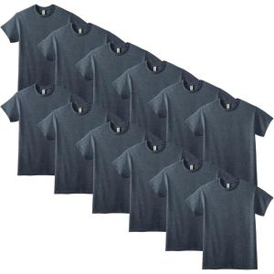 imageGildan Unisex Adult Dryblend TShirt Style G8000 MultipackDark Heather 12pack