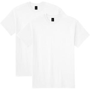 imageGildan Unisex Adult Dryblend TShirt Style G8000 MultipackWhite 2pack