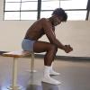 imageGildan Mens Performance Mens Driftknit Modern Underwear 2PackGrey Violet HtrBlue Saph Htr Trunk